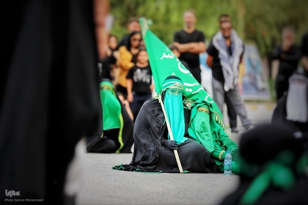 اجرای شبیه‌خوانی در مرز تمرچین پیرانشهر‎