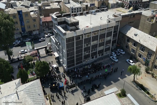 عزاداری خیابانی دانش‌آموزان و فرهنگیان ارومیه‎