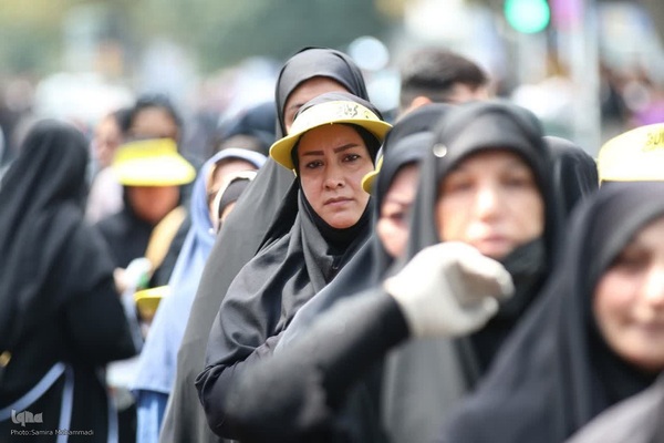 عزاداری خیابانی دانش‌آموزان و فرهنگیان ارومیه‎