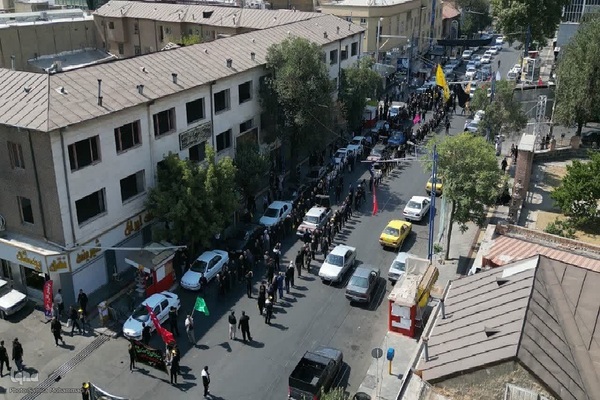 عزاداری خیابانی دانش‌آموزان و فرهنگیان ارومیه‎