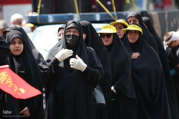 عزاداری خیابانی دانش‌آموزان و فرهنگیان ارومیه‎