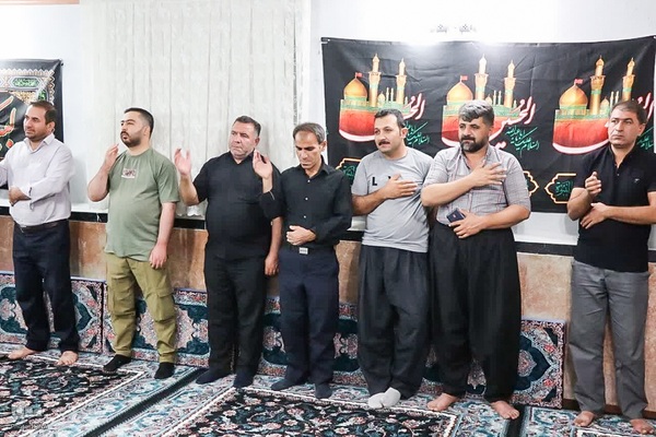 عزاداری شب شهادت امام رضا در تکاب‎