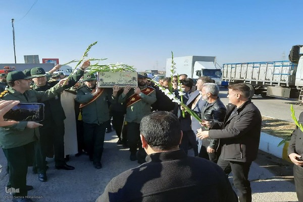 تشییع پیکر مطهر شهید گمنام در میاندوآب