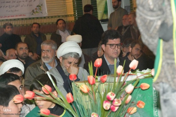 تشییع پیکر شهید گمنام در شهرستان شوط‎