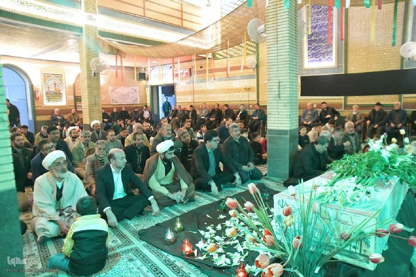 تشییع پیکر شهید گمنام در شهرستان شوط‎