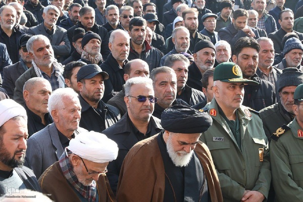 وداع باشکوه مردم ارومیه با پیکر شهدای گمنام دفاع مقدس‎