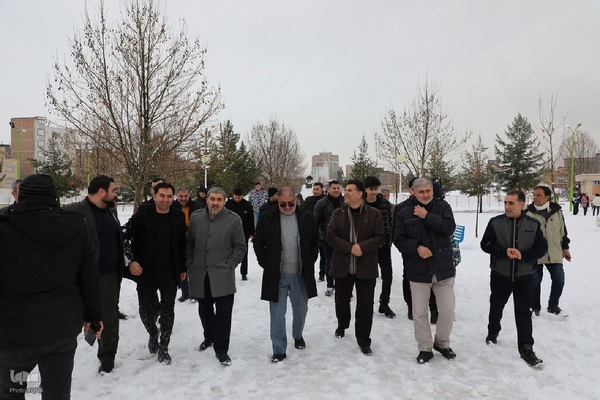 جشنواره آدم برفی در خوی