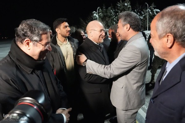 رئیس مجلس وارد ارومیه شد‎