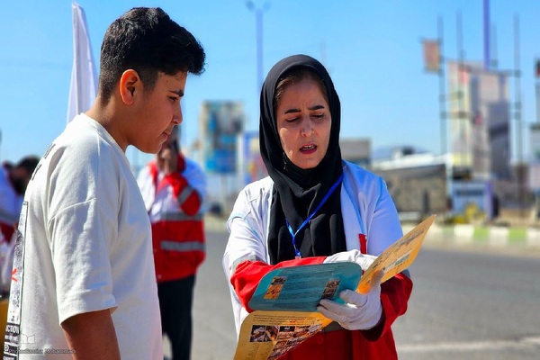 نوروزی ایمن در کنار هلال احمر آذربایجان‌ غربی‎