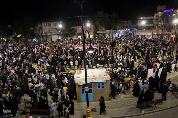 پیاده‌راه خوی میزبان جشن باشکوه دهه کرامت‎