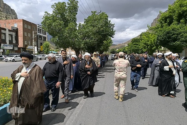 عزاداری خیابانی مردم ماکو در سالگرد عروج امام خمینی(ره)‎