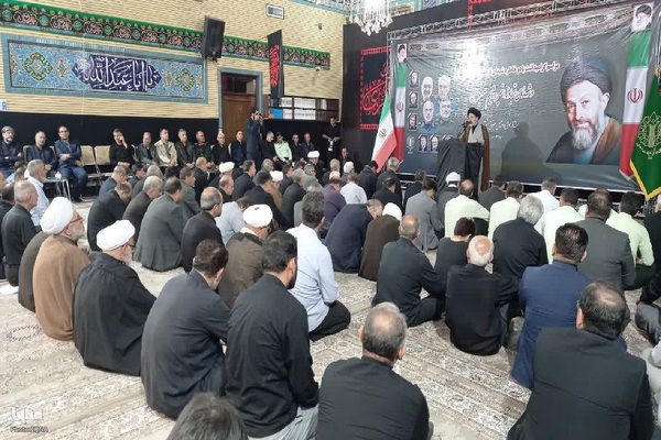 مراسم گرامیداشت یاد و خاطره شهدای فاجعه تروریستی هفتم تیر و شهدای تجاوز اخیر رژیم صهیونیستی