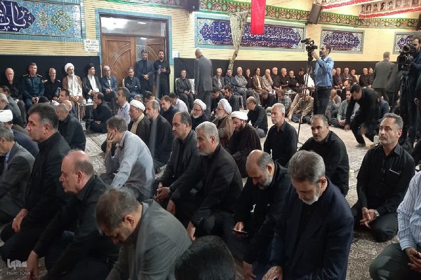 مراسم گرامیداشت یاد و خاطره شهدای فاجعه تروریستی هفتم تیر و شهدای تجاوز اخیر رژیم صهیونیستی