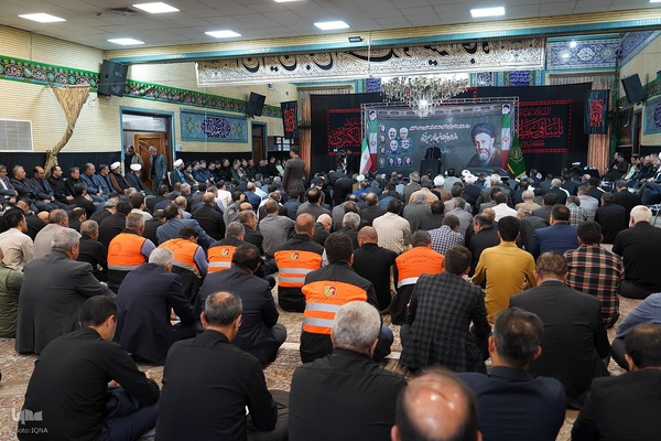 مراسم گرامیداشت یاد و خاطره شهدای فاجعه تروریستی هفتم تیر و شهدای تجاوز اخیر رژیم صهیونیستی