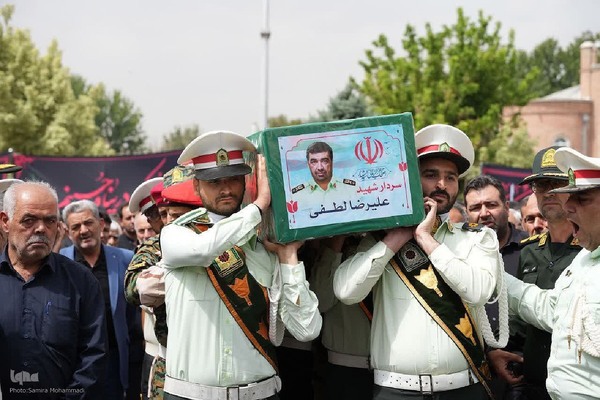 تشییع پیکر شهید سردار علیرضا لطفی در ارومیه‎