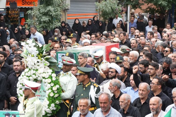 تشییع پیکر شهید سردار علیرضا لطفی در ارومیه‎