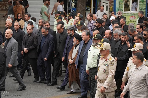 تشییع پیکر شهید سردار علیرضا لطفی در ارومیه‎