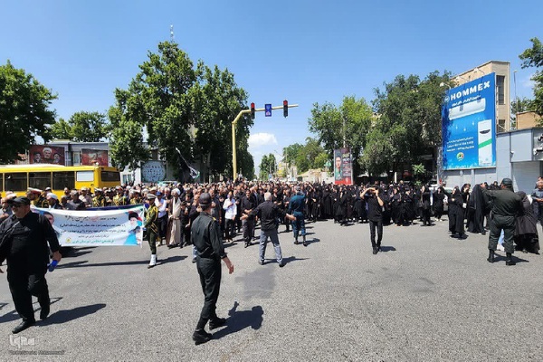 مراسم وداع با شهید امیرحسین باقرلو‎ در خوی