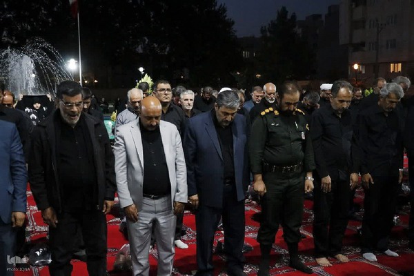 اولین شب از مراسم عزاداری دهه دوم محرم در خوی‎