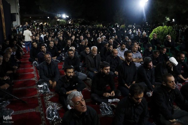 اولین شب از مراسم عزاداری دهه دوم محرم در خوی‎