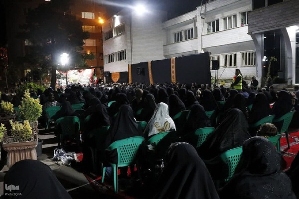 اولین شب از مراسم عزاداری دهه دوم محرم در خوی‎