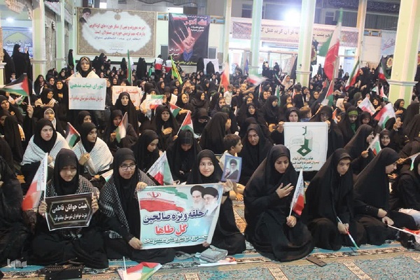 اجتماع عظیم زینبیون در میاندوآب مصلی امام خمینی (ره)‎