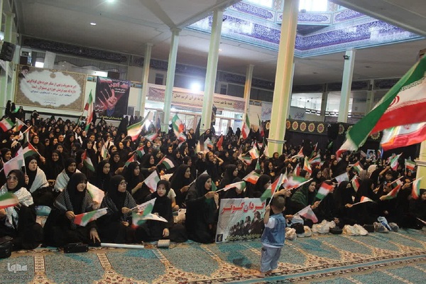 اجتماع عظیم زینبیون در میاندوآب مصلی امام خمینی (ره)‎