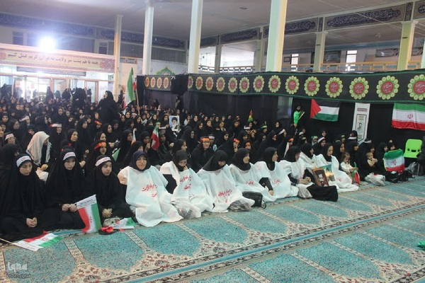 اجتماع عظیم زینبیون در میاندوآب مصلی امام خمینی (ره)‎