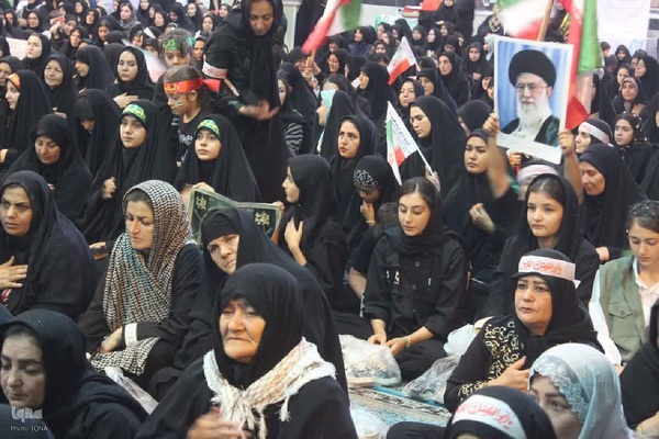 اجتماع عظیم زینبیون در میاندوآب مصلی امام خمینی (ره)‎