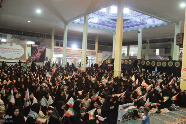 اجتماع عظیم زینبیون در میاندوآب مصلی امام خمینی (ره)‎