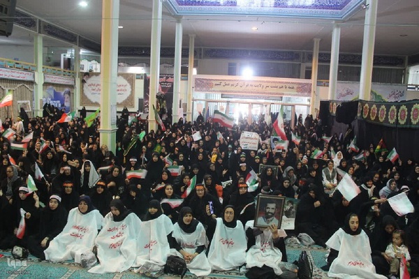 اجتماع عظیم زینبیون در میاندوآب مصلی امام خمینی (ره)‎