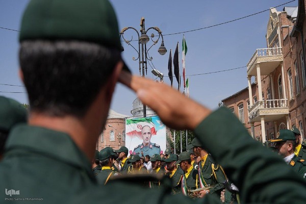 تشییع پیکر شهید سردار نارنجی در ارومیه‎