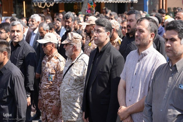 تشییع پیکر شهید سردار نارنجی در ارومیه‎