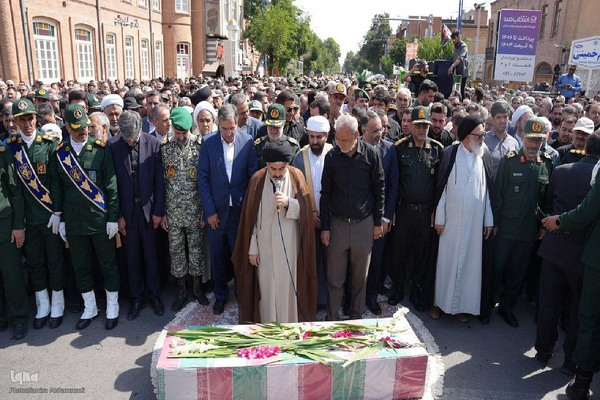 تشییع پیکر شهید سردار نارنجی در ارومیه‎