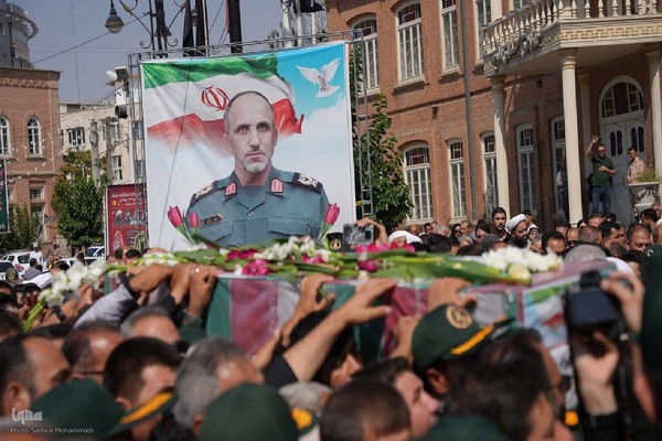 تشییع پیکر شهید سردار نارنجی در ارومیه‎