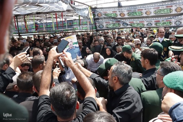 تشییع پیکر شهید سردار نارنجی در ارومیه‎