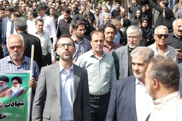 تشییع پیکر شهید سردار نارنجی در ارومیه‎