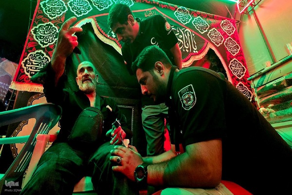 جوانان ایثارگر جمعیت هلال احمر آذربایجان غربی، در خدمت زائران اربعین‎