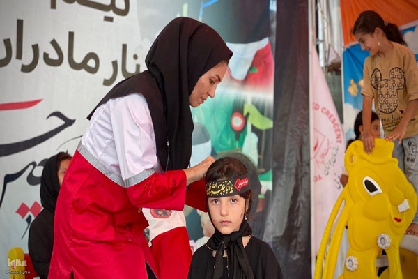 جوانان ایثارگر جمعیت هلال احمر آذربایجان غربی، در خدمت زائران اربعین‎