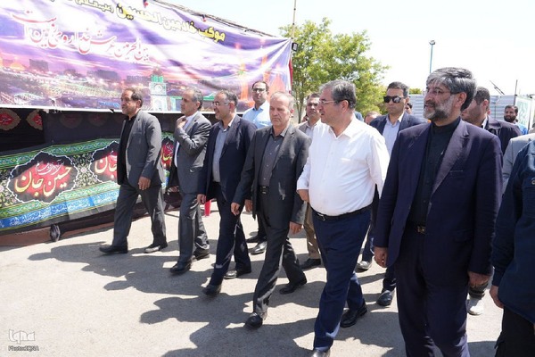 بازدید استاندار آذربایجان‌غربی از روند ارائه خدمات به زائران اربعین حسینی‎