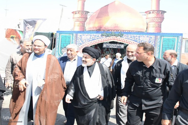 بازدید نماینده ولی فقیه در آذربایجان غربی از روند ارائه خدمات به زائران اربعین در تمرچین‎