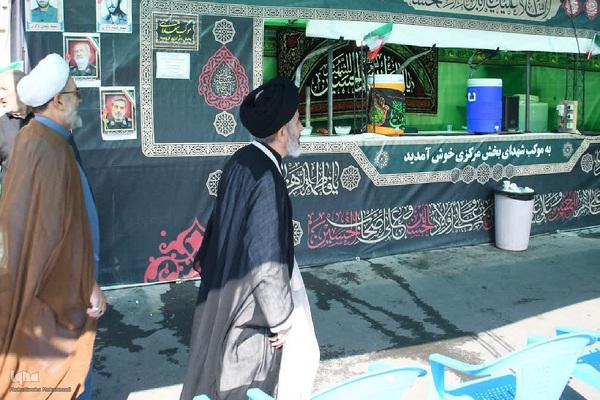 بازدید نماینده ولی فقیه در آذربایجان غربی از روند ارائه خدمات به زائران اربعین در تمرچین‎