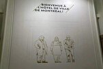 Montréal retire une affiche controversée représentant une femme voilée à l’Hôtel de Ville