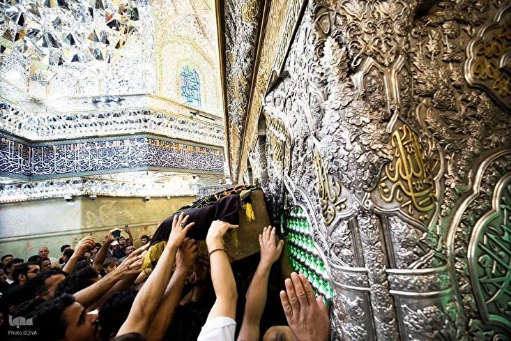 Ташйиъи пайкари Ҳамсари Оятуллоҳ Систонӣ
