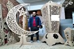 Mısırlı sanatçı Filistin haritasını Kur’an-ı Kerim ayetleriyle tasarladı